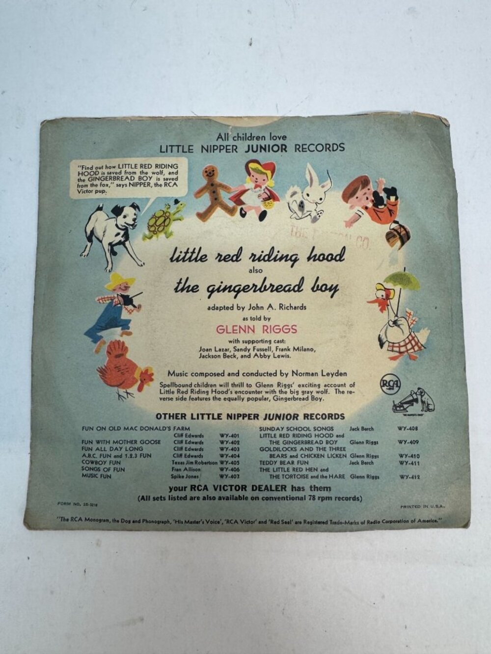 RCA Victor 3- 45 RPM Children's Yellow Vinyl Records- - Picture 8 of 8